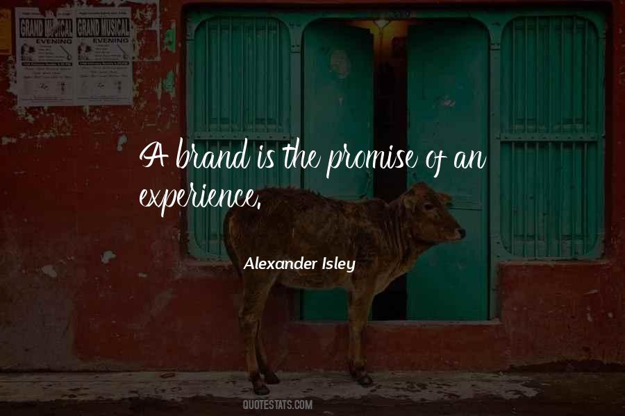 A Brand Is A Promise Quotes #1643
