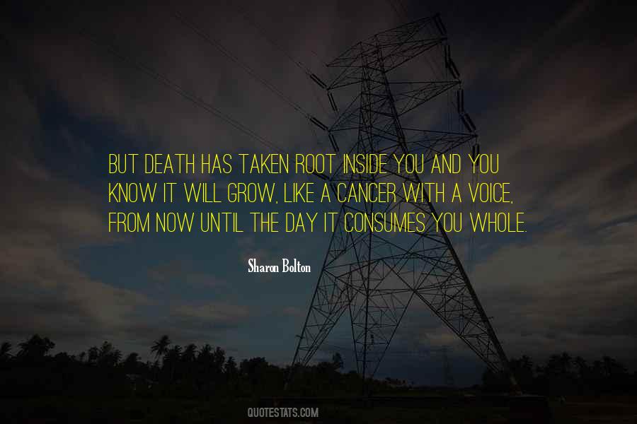 Death And Cancer Quotes #1492512