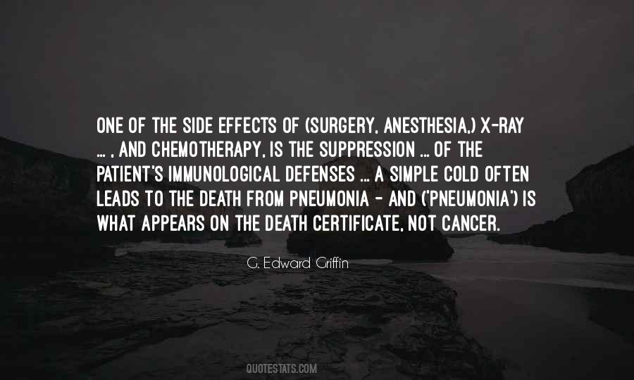 Death And Cancer Quotes #932825