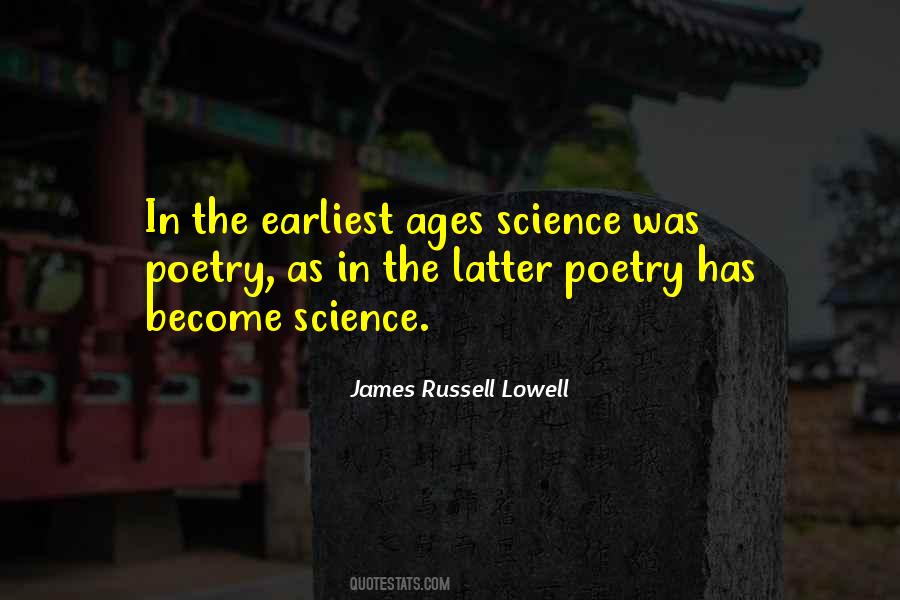 Poetry Science Quotes #1000938