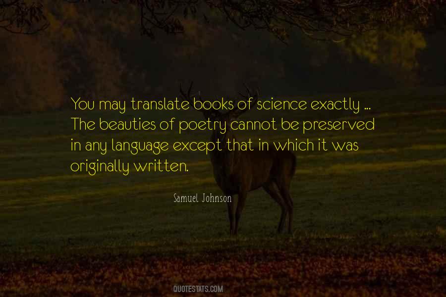 Poetry Science Quotes #356696