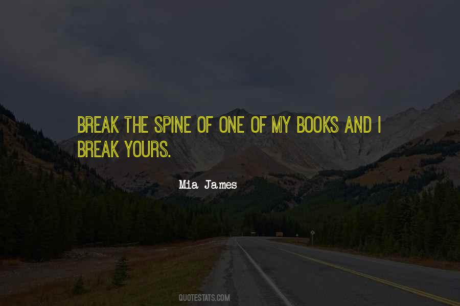 Quotes About The Spine #1512089