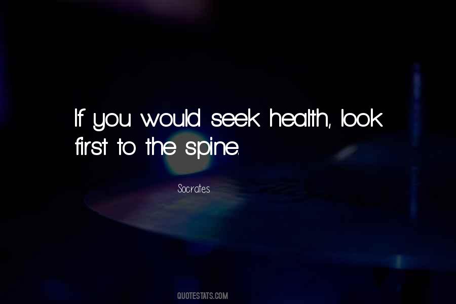Quotes About The Spine #1673626