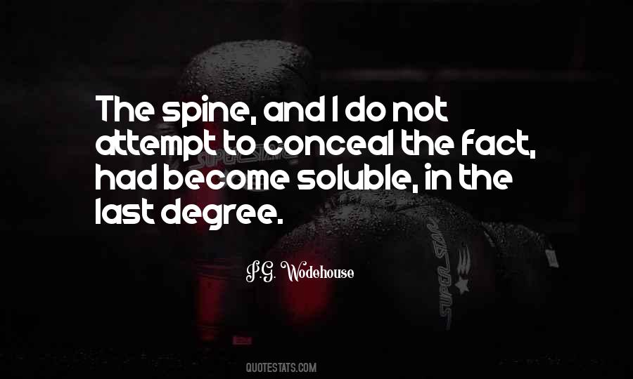 Quotes About The Spine #943438