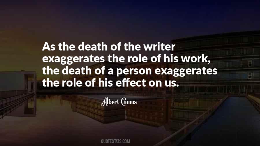 Camus Death Quotes #771447