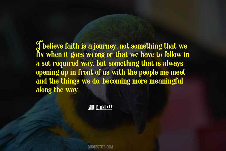 Quotes About Journey Of Faith #1140