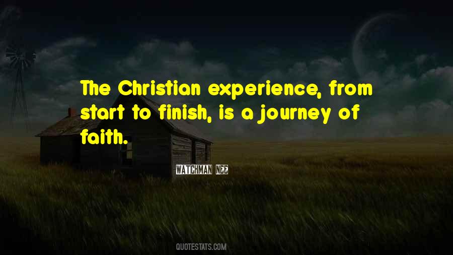 Quotes About Journey Of Faith #1171660