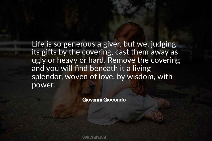 Love Giver Quotes #1350792