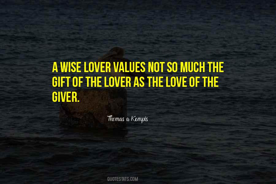 Love Giver Quotes #1483357