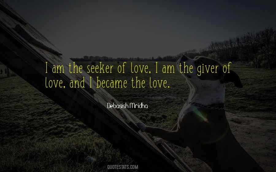Love Giver Quotes #364115
