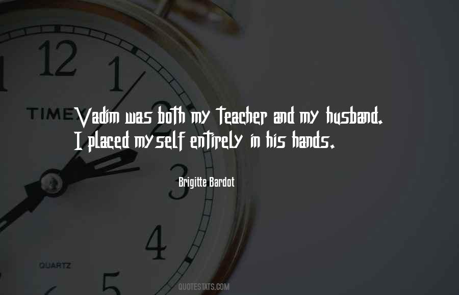 Teacher Husband Quotes #792031