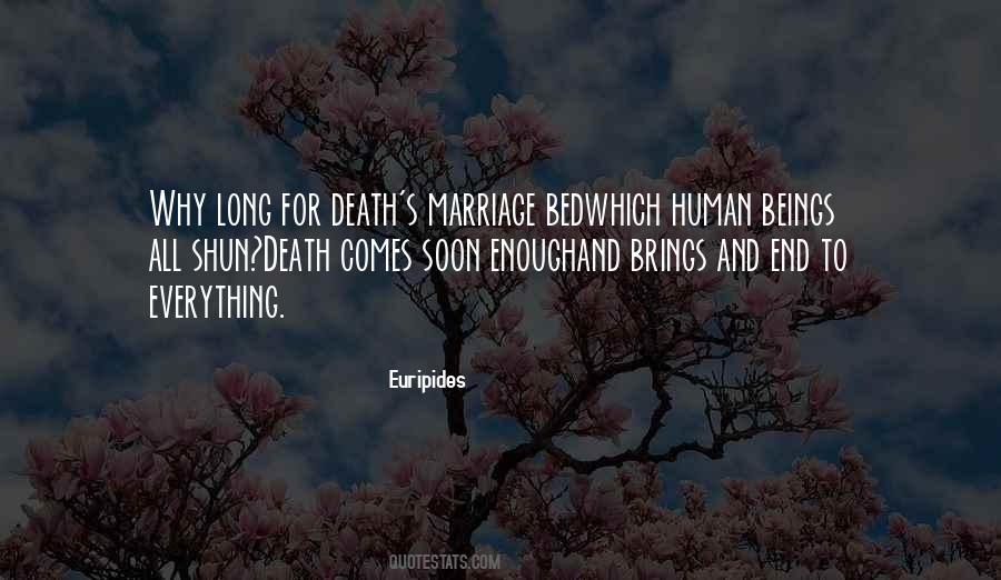 Death Comes As The End Quotes #50239