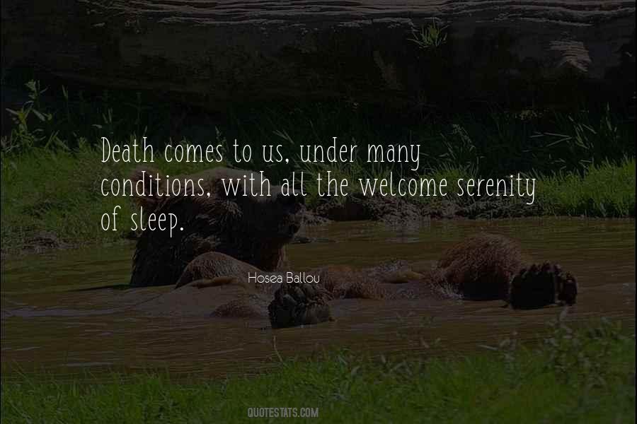 Death Comes Quotes #136579