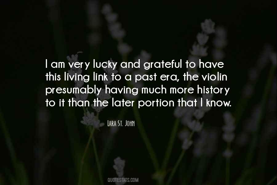 Having A Past Quotes #1652191