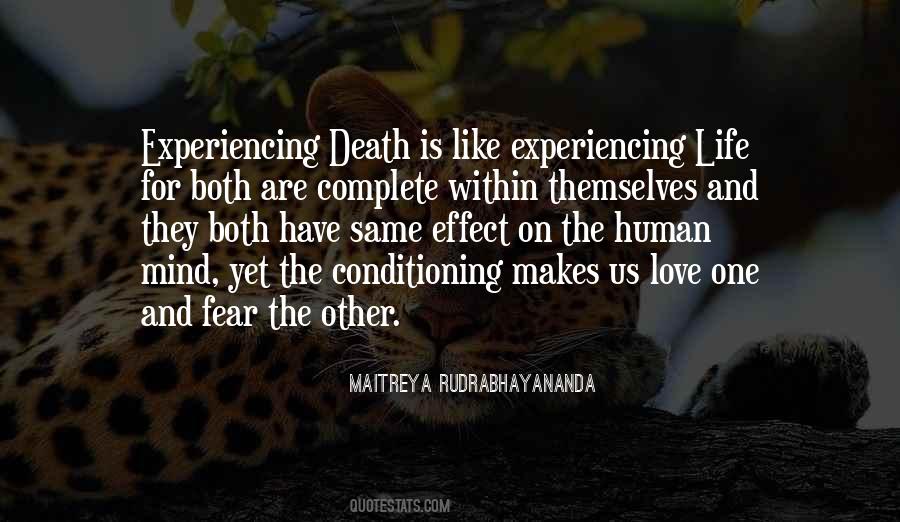 Death Conditioning Quotes #992620