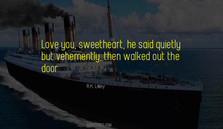 Love U Sweetheart Quotes #379992