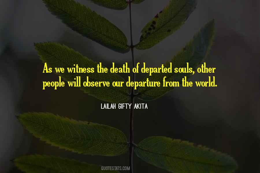 Death Departure Quotes #1420155
