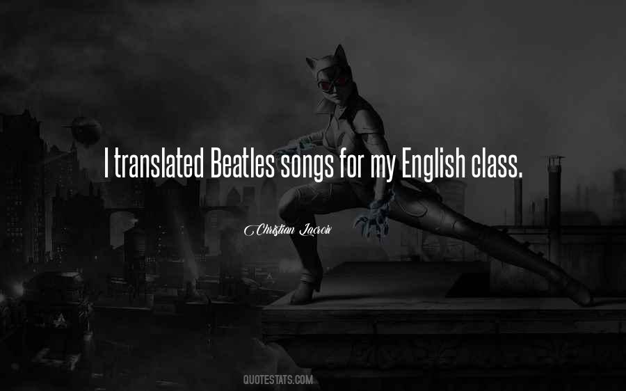 English Songs Quotes #763498