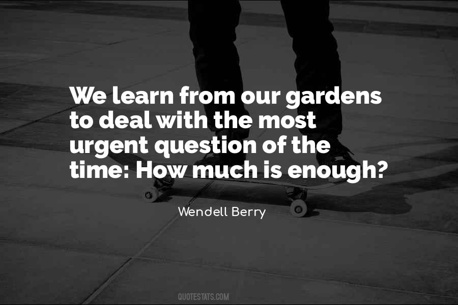 How Much Is Enough Quotes #903536