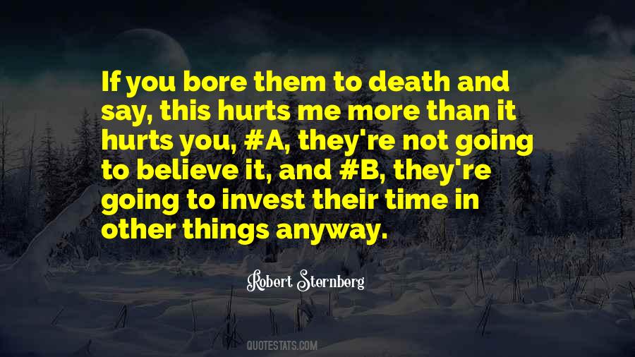 Death Hurts Quotes #1609035