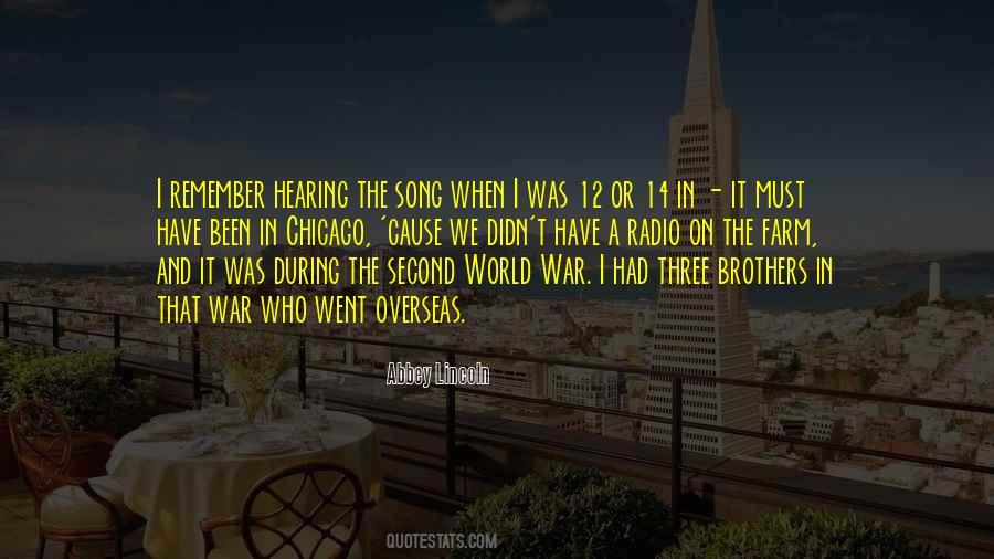 Brothers Song Quotes #1072033