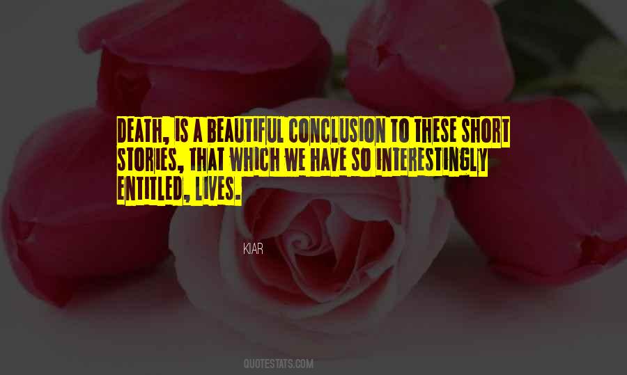 Death Is Beautiful Quotes #100919