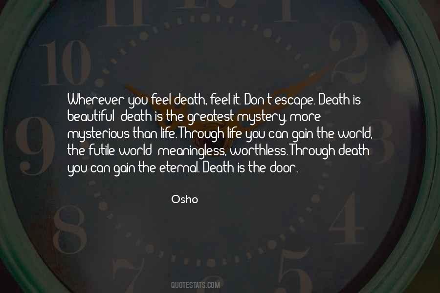 Death Is Beautiful Quotes #1111516