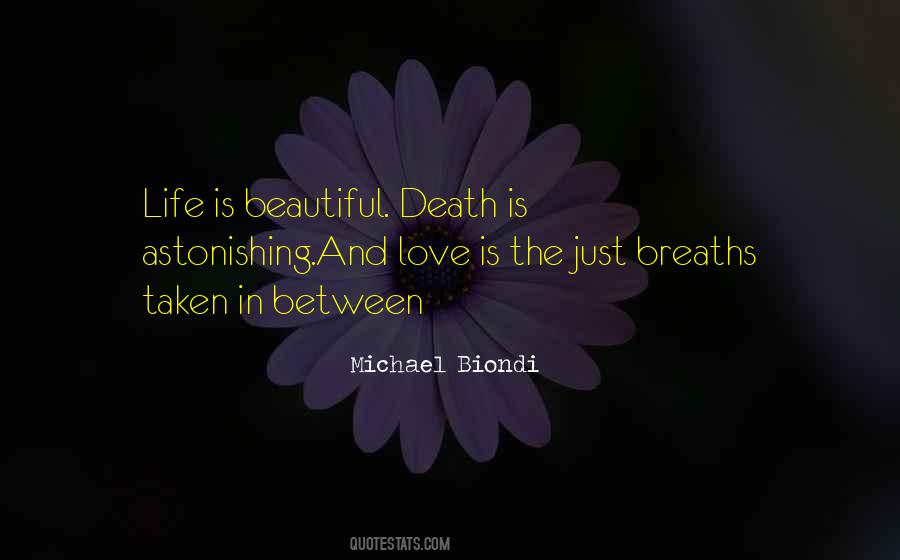 Death Is Beautiful Quotes #1592423