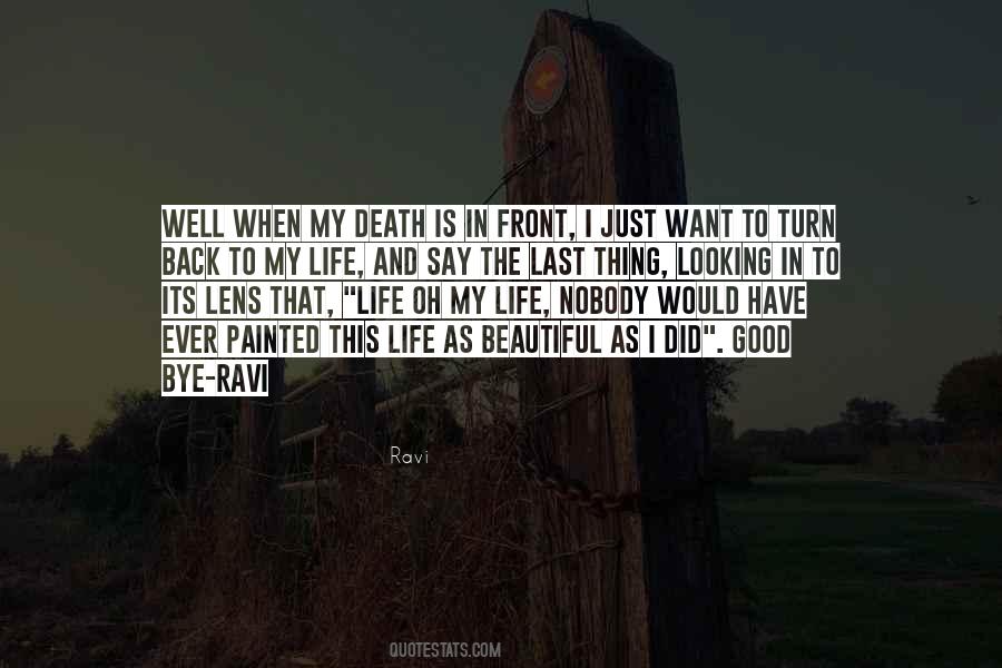 Death Is Beautiful Quotes #1623076