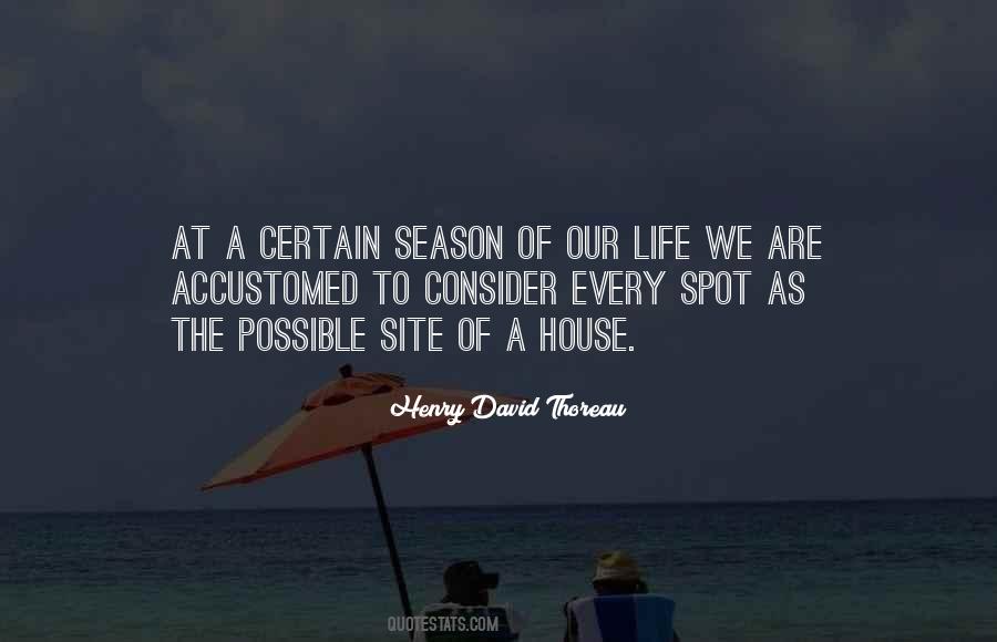 Life Season Quotes #1366936