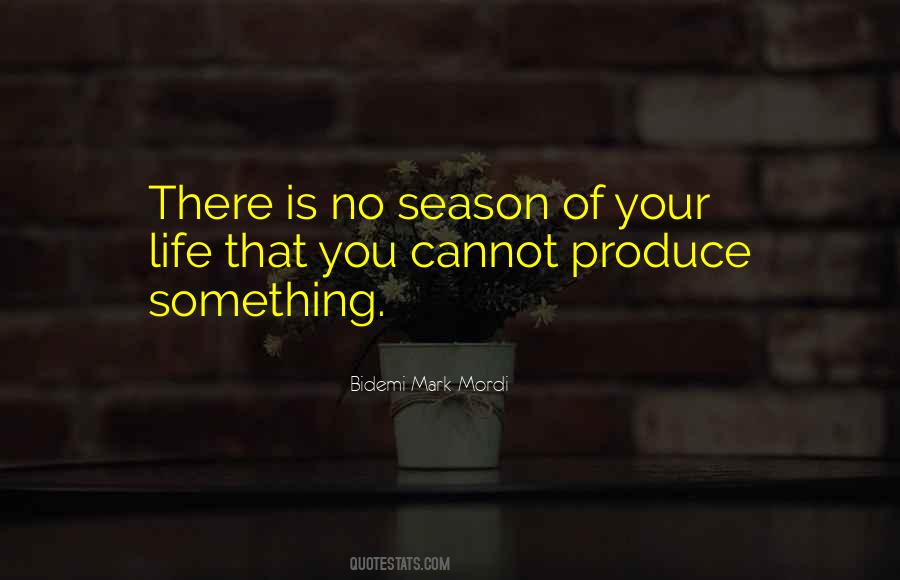 Life Season Quotes #1559815