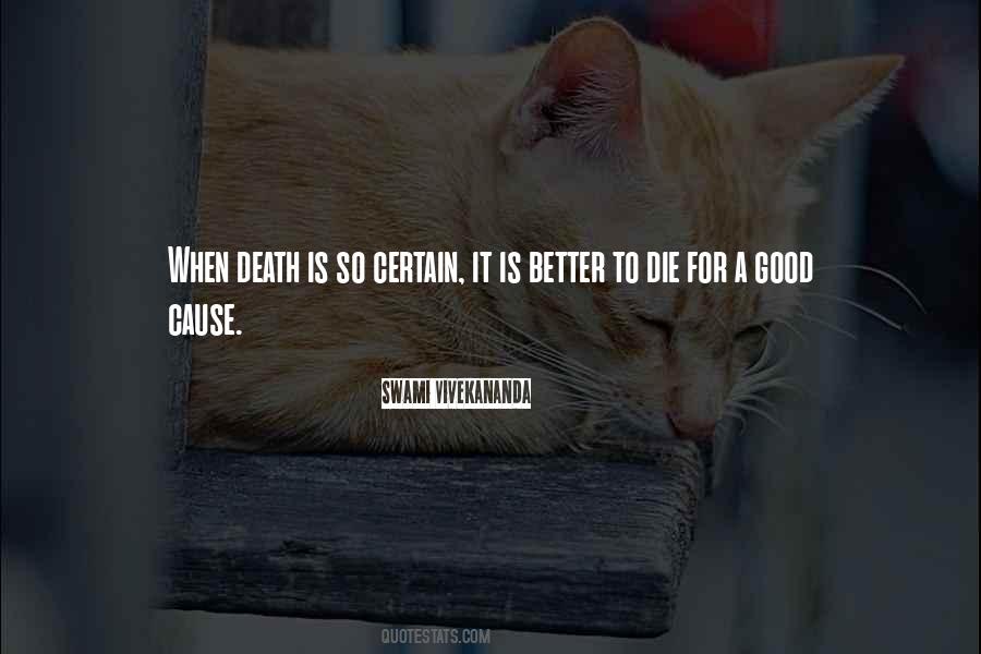 Death Is Certain Quotes #1134195