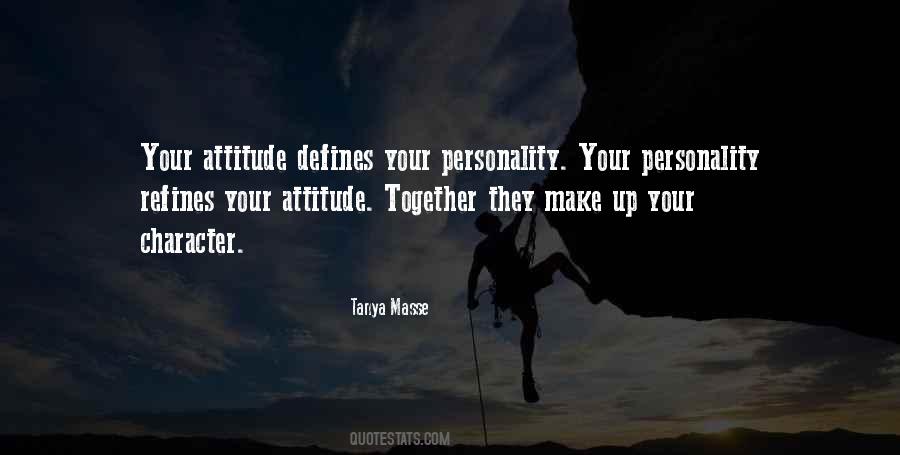 Attitude Vs Personality Quotes #1458746