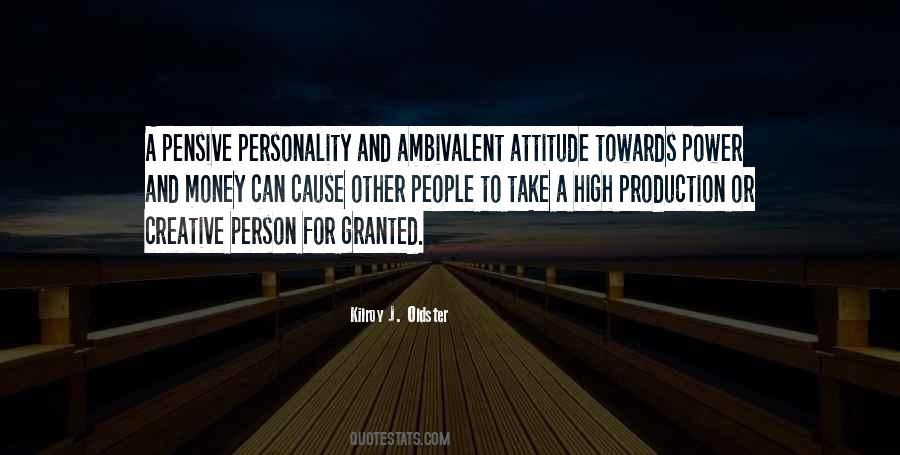 Attitude Vs Personality Quotes #1502410
