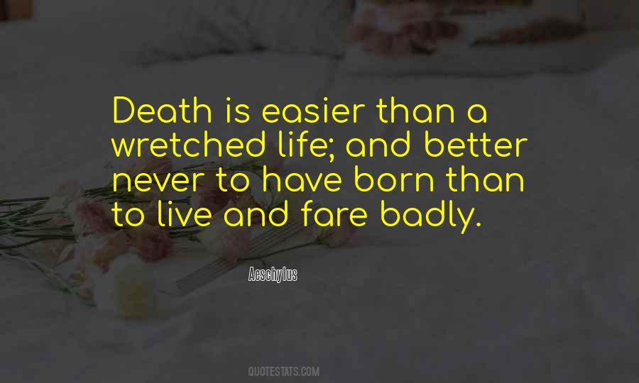 Death Is Easier Quotes #1529707