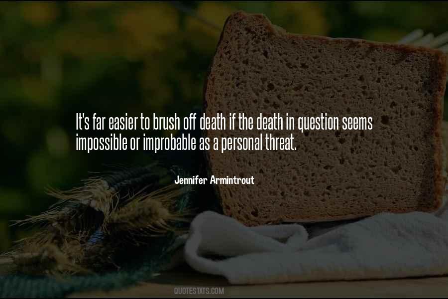 Death Is Easier Quotes #288742