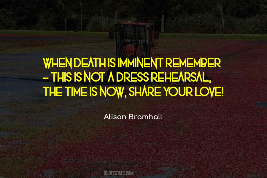 Death Is Imminent Quotes #1065046