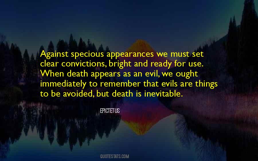 Death Is Inevitable Quotes #407095