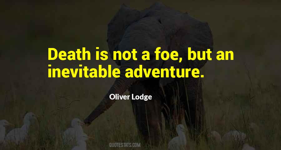 Death Is Inevitable Quotes #818937