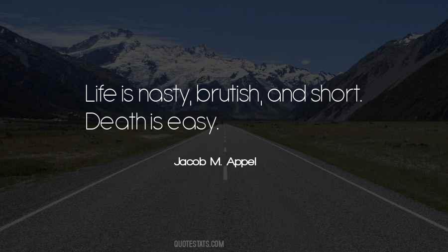 Death Is Not Easy Quotes #156605