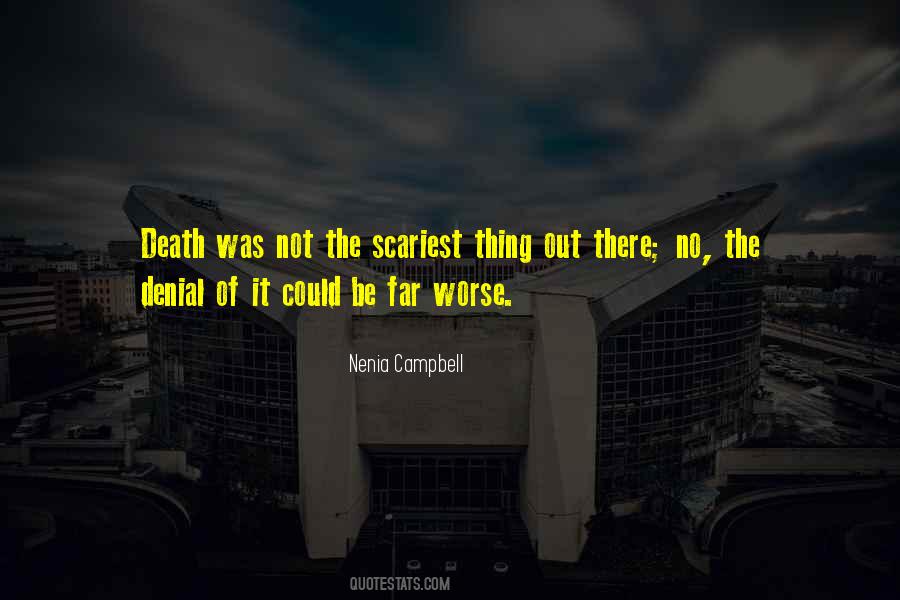 Death Is Not Scary Quotes #870148