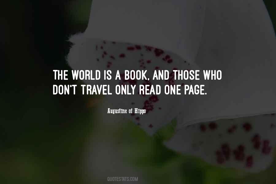 The World Is A Book Quotes #83245