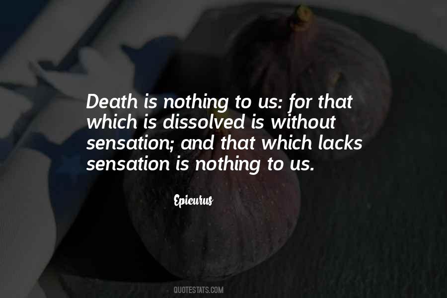 Death Is Nothing Quotes #1311881