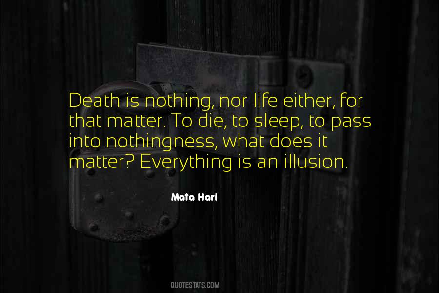 Death Is Nothing Quotes #748944