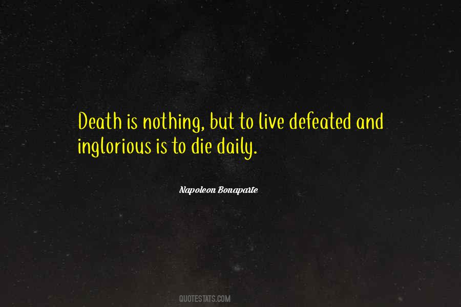 Death Is Nothing Quotes #872432