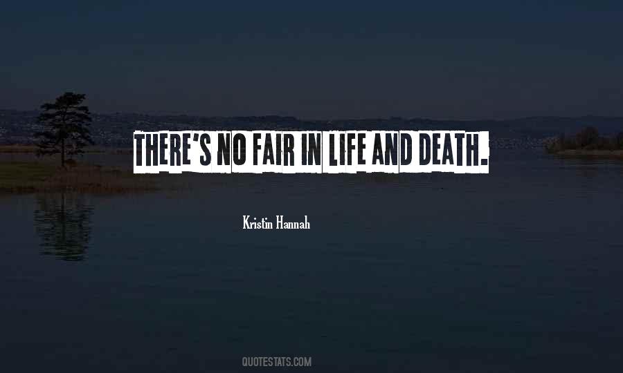 Death Not Fair Quotes #1850304