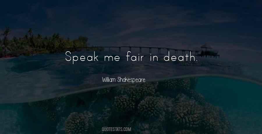 Death Not Fair Quotes #28238