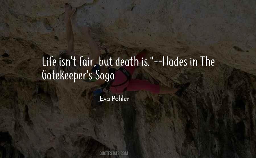 Death Not Fair Quotes #699316