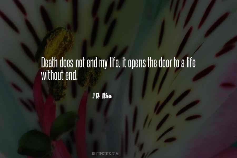 Death Not The End Quotes #941619