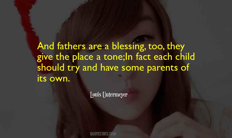 Father Blessing Quotes #711826